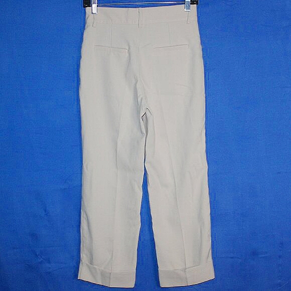 TANK GIRL Wide Leg Pants - Women's Size S - Tan/Beige - Cropped - Picture 5 of 9
